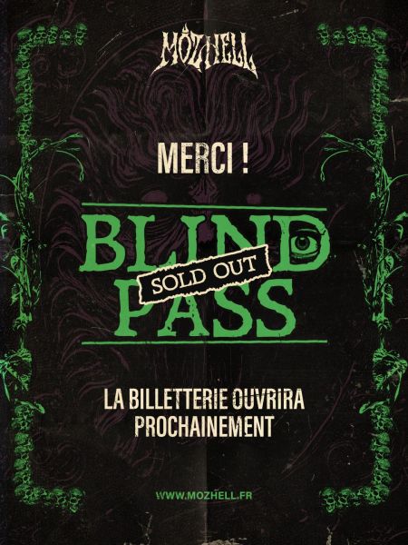 Les Blind Pass sont sold-out ! Image de Les Blind Pass sont sold-out !